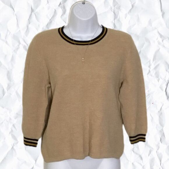 Lord & Taylor Sweaters - Lord & Taylor Camel Tan Wool Sweater - XL (runs small)